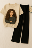 Curly Diva Summer Combo-beige