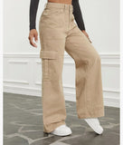 Beige Relaxed Fit Cargo