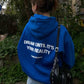 Blue Hoodie with “Dream Until It’s Your Reality” Print