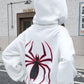 Dark Spider Web Hoodie – GothicWhite