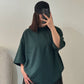 CYRIS Oversized Tee – Forest Green