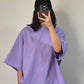 CYRIS Oversized Tee – Lavender Mist