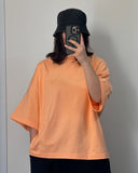 CYRIS Oversized Tee – Sunset Orange