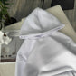 White Hoodie – ‘Amor Amour’ Red Graffiti Style Print