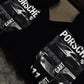 Black Hoodie – Porsche Sport Car Graphic Design