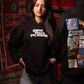 Black Hoodie – Free Palestine Minimalist Front Print