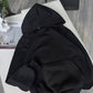 Black Hoodie – ‘Amor Amour’ Artistic Graffiti Print
