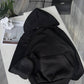 Black Hoodie – ‘Amor Amour’ Artistic Graffiti Print