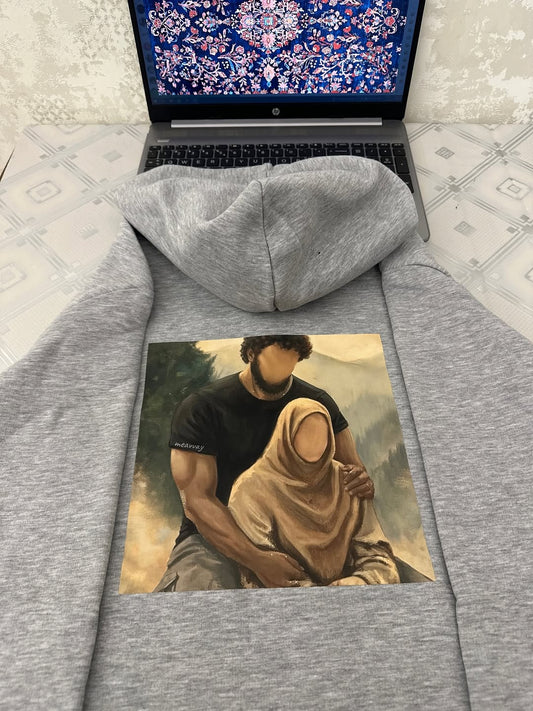 Classical Art Portrait Hoodie