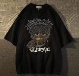 Crowned Drip Graphic Tee – Street Art Edition