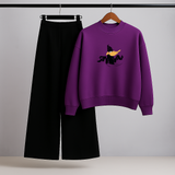Daffy Duck Purple Sweatshirt & Trouser Combo