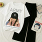 ARMY Girl Graphic Set- White