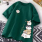 Green- Cute Cats Tee