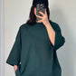 CYRIS Oversized Tee – Forest Green
