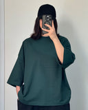 CYRIS Oversized Tee – Forest Green
