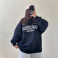 Navy Blue “San Diego” Sweatshirt – Classic Oversized Casual Wear