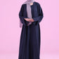 Basic Kimono Style Abaya - Navy Blue