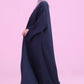 Basic Kimono Style Abaya - Navy Blue