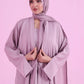 Basic Kimono Style Abaya - Nude Pink
