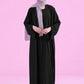 BLack Kimono Style Abaya