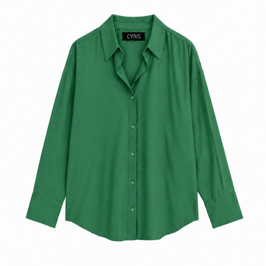 Common Green Button-down Shirt