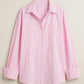 Pink stripped button-down shirt