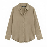 Khaki  Button-Down Shirt