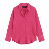 Fuchsia pink Button-Down Shirt