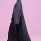 Flowy Farasha Cut Abaya - BLack