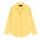 Sunbeam Yellow Breezy Cotton button-down Shirt