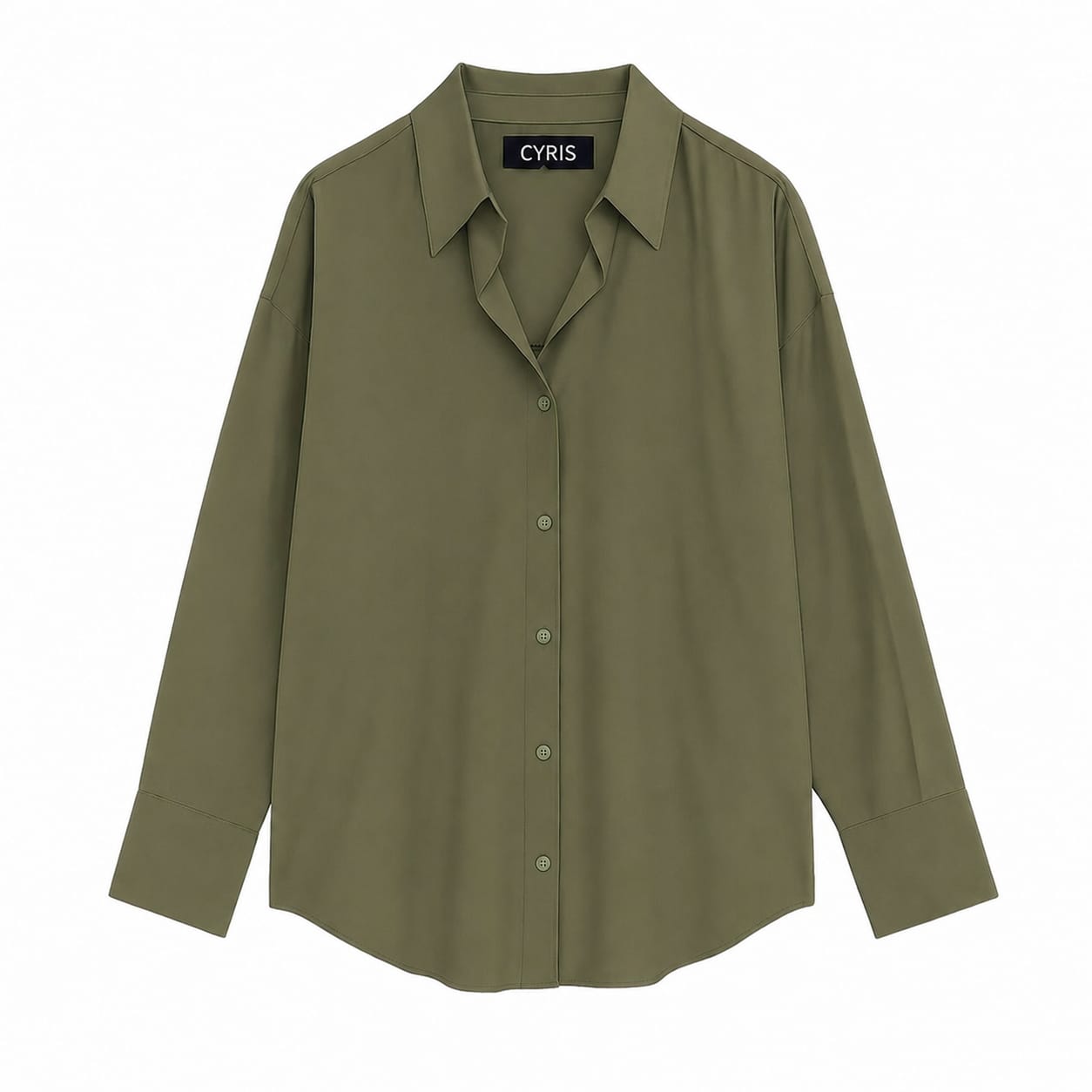 Olive green button-down Shirt
