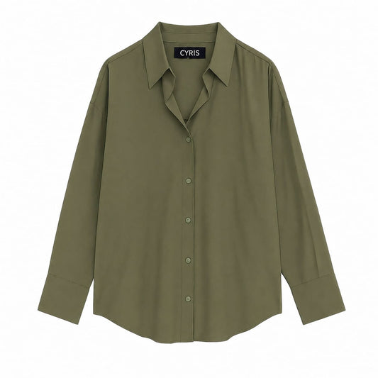 Olive green button-down Shirt