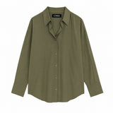 Olive green button-down Shirt