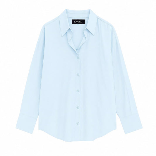 Sky blue Button-Down Shirt