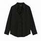 Black Button-Down Shirt
