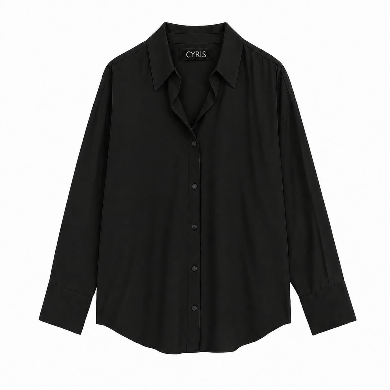 Black Button-Down Shirt