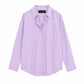 Lavender button-down Shirt