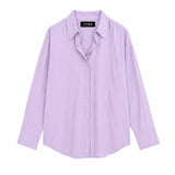 Lavender button-down Shirt