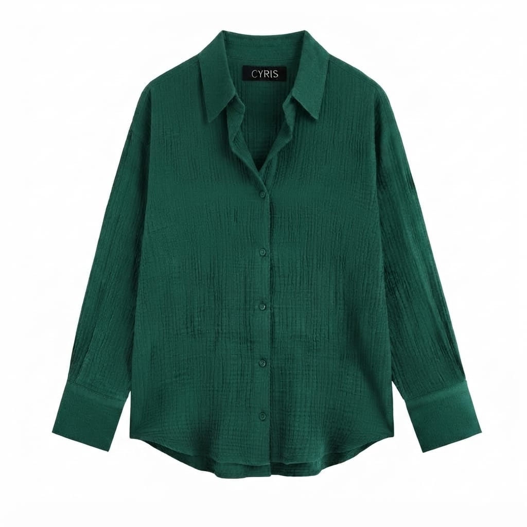 Emerald Green Button-down Shirt