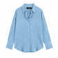 Sky blue Button-Down Shirt