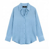 Sky blue Button-Down Shirt