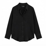 Black Button-Down Shirt