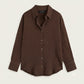 Dark Brown Button-down Shirt
