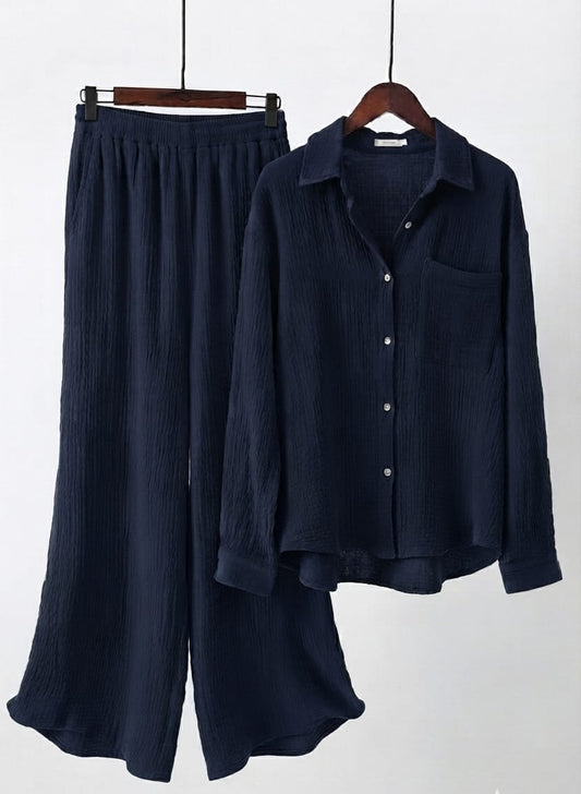 Navy Blue Co-Ord Set