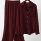 Burgundy Co-Ord Set