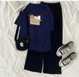 Midnight Bear Combo- Navy blue