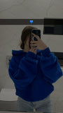 Royal Blue Zip-Up Hoodie