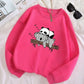 Hugging Pandas Hot Pink Sweatshirt
