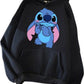 Blue Stitch Oversized Hoodie – Soft Fleece